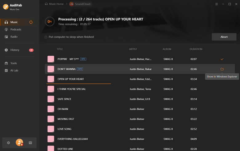 convert soundcloud music to mp3