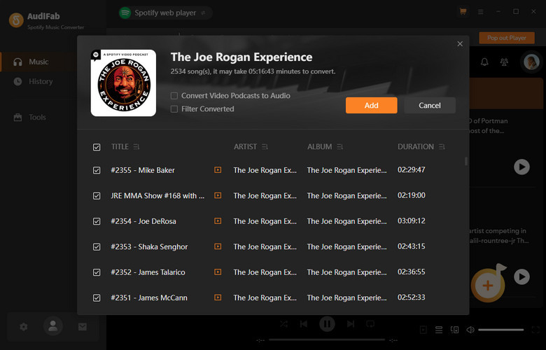 Add Spotify Videos to Download