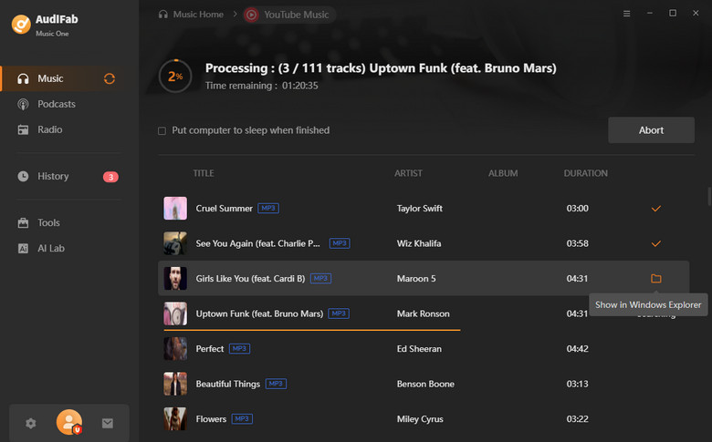 convert youtube music to mp3