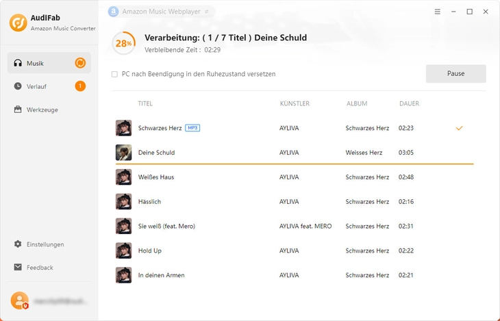 Amazon Music konvertieren