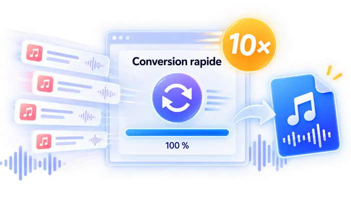 Vitesse de conversion 10×