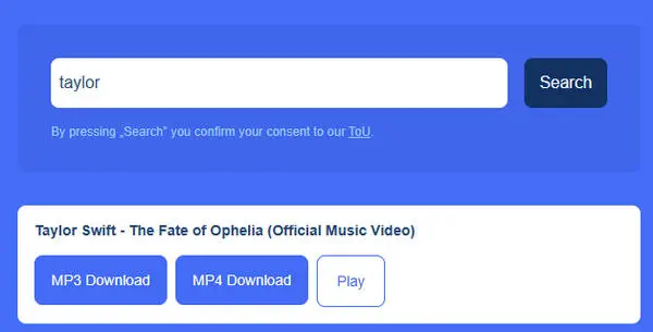 mp3 juiceの操作手順